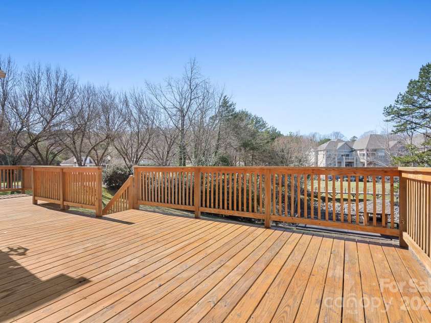 126 Emerald Drive, Mooresville, NC 28117.  MLS# CAR4224232, YatesRealty ID 14855. Large Deck for Sunning or grilling.