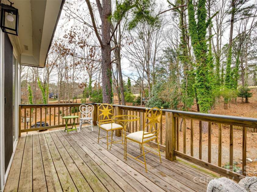 16137 Tana Tea Circle, Tega Cay, SC 29708.  MLS# CAR4227926, YatesRealty ID 14860. Primary Bedroom Private Rear Deck with views of Tega Cay Golf Course