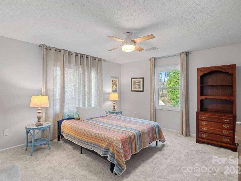 1665 Sherwood Court, Sherrills Ford, NC 28673.  MLS# CAR4223633, YatesRealty ID 14866. Bedroom 3 is upstairs and has serene views of the backyard and large closet!