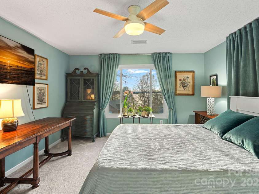 1665 Sherwood Court, Sherrills Ford, NC 28673.  MLS# CAR4223633, YatesRealty ID 14866. Upstairs bedroom has views of Lake Norman!