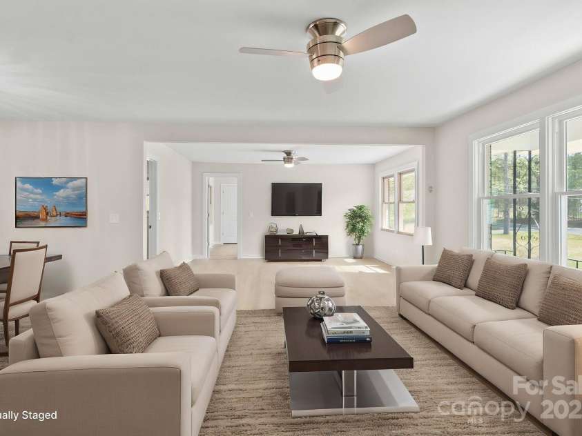 174 Maske Road, Mount Gilead, NC 27306.  MLS# CAR4259918, YatesRealty ID 14872. Living Room