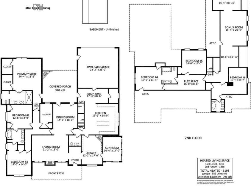 2034 Sharon Lane, Charlotte, NC 28211.  MLS# CAR4237884, YatesRealty ID 14875. Floor Plan