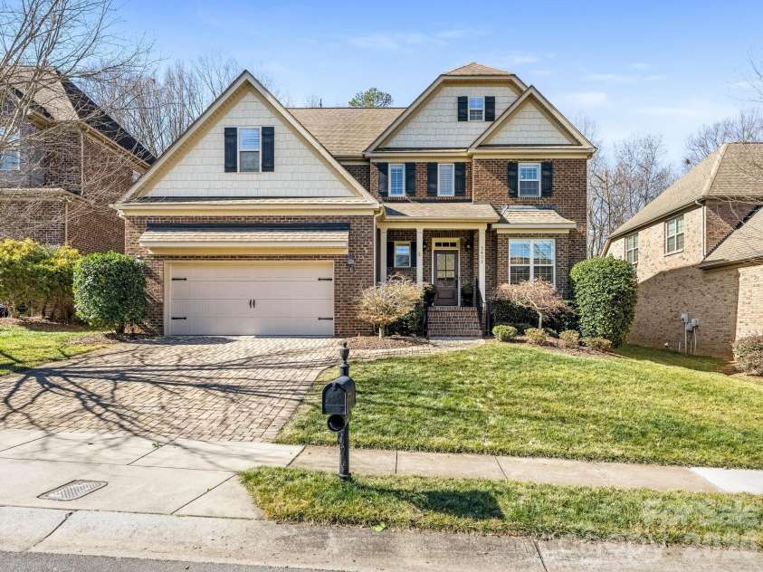 5422 Open Book Lane, Charlotte, NC 28270.  MLS# CAR4352219, YatesRealty ID 14880. FRONT ELEVATION