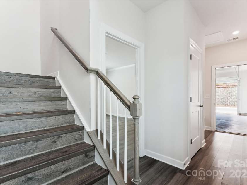 13210 Kenworth Road, Charlotte, NC 28278.  MLS# CAR4249081, YatesRealty ID 14887. Stairs & Back Entry - Master on Left