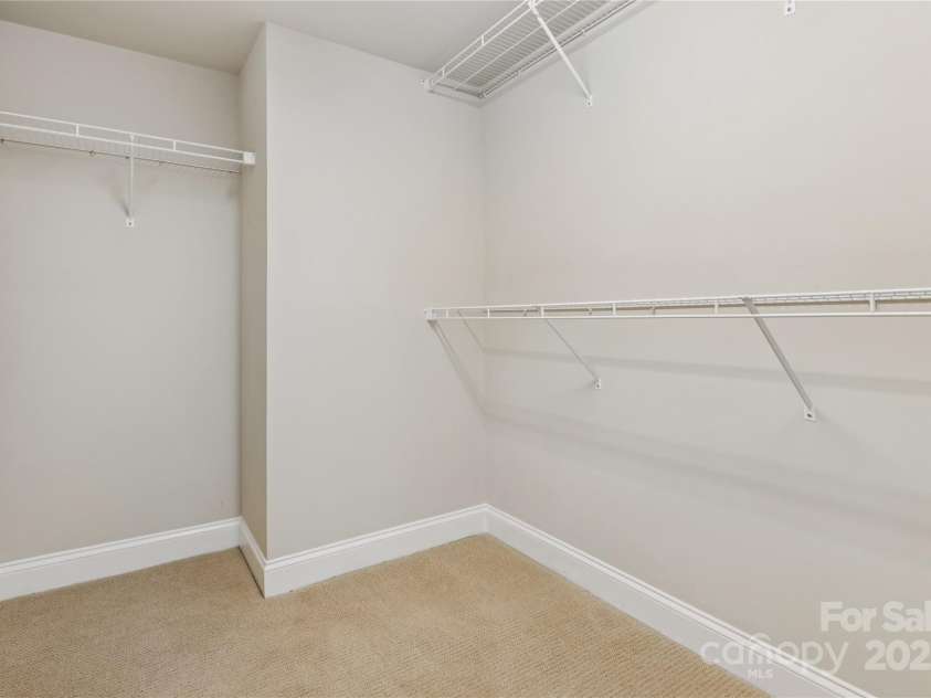 120F Steinbeck Way, Mooresville, NC 28117.  MLS# CAR4258750, YatesRealty ID 14892. Large walk in closet