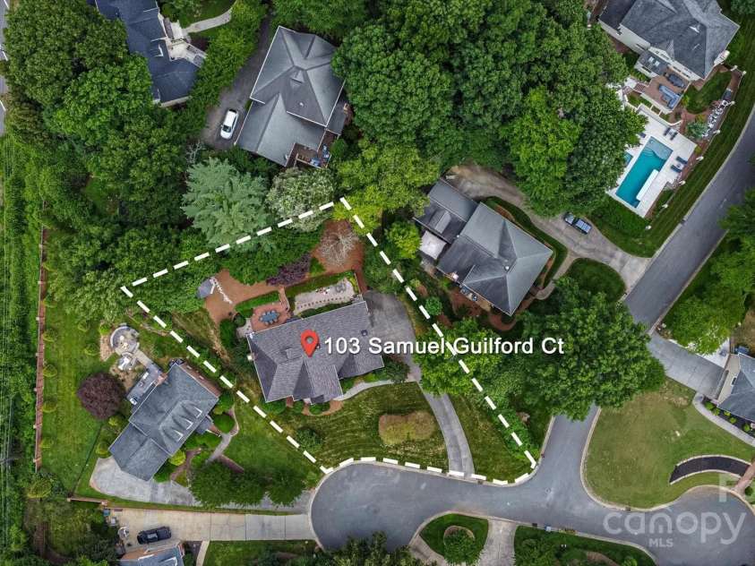 103 Samuel Guilford Court, Charlotte, NC 28270.  MLS# CAR4260803, YatesRealty ID 14899. 
