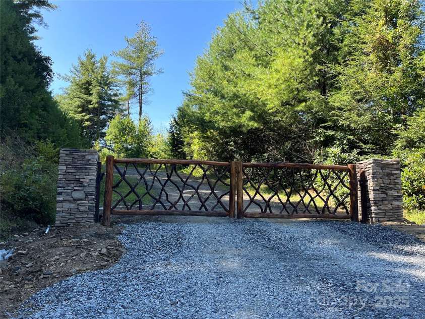 0000 Legacy Drive, Fleetwood, NC 28626.  MLS# CAR4246066, YatesRealty ID 14910. Gate at Trails at Cranberry Springs