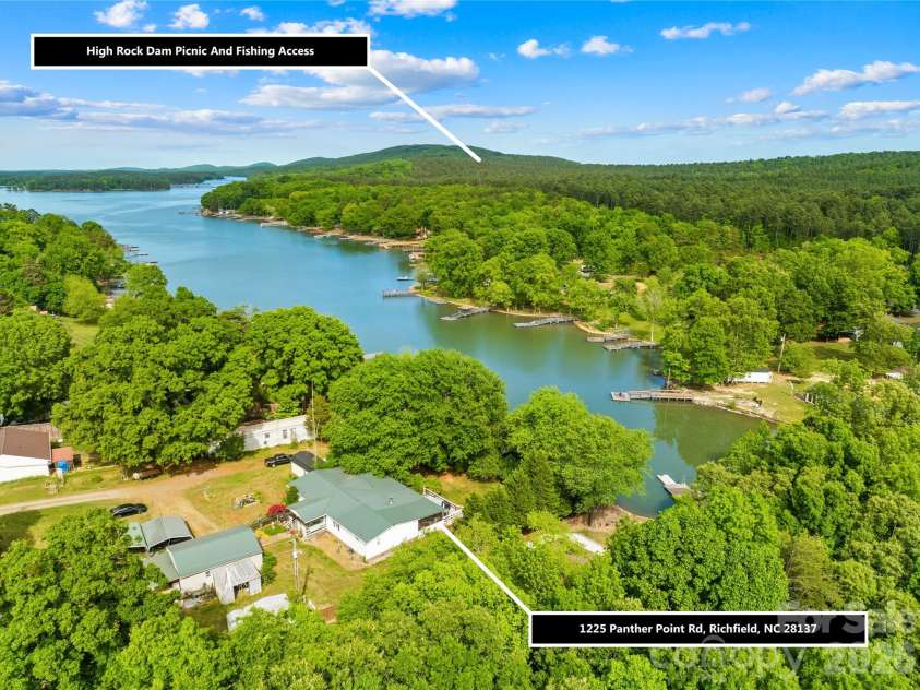 1225 Panther Point Road, Richfield, NC 28137.  MLS# CAR4373780, YatesRealty ID 14911. 