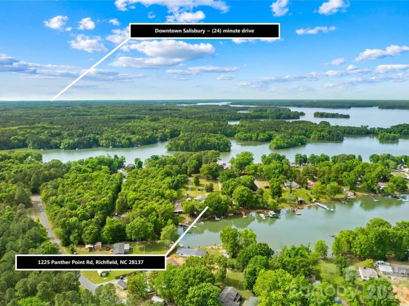 1225 Panther Point Road, Richfield, NC 28137.  MLS# CAR4373780, YatesRealty ID 14911. 