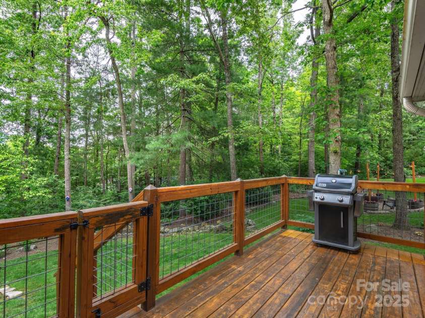 15 Bonnies Lane, Asheville, NC 28803.  MLS# CAR4252426, YatesRealty ID 14917. Open back deck perfect for gilling or catching some sun.