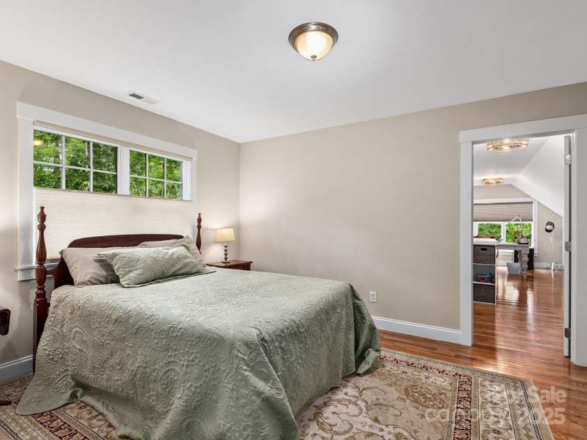 15 Bonnies Lane, Asheville, NC 28803.  MLS# CAR4252426, YatesRealty ID 14917. Upstairs bedroom #3 just off the craft room.