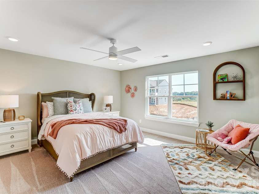 109 Summerhill Drive, Mooresville, NC 28115.  MLS# CAR4373648, YatesRealty ID 14922. Third-floor bedroom