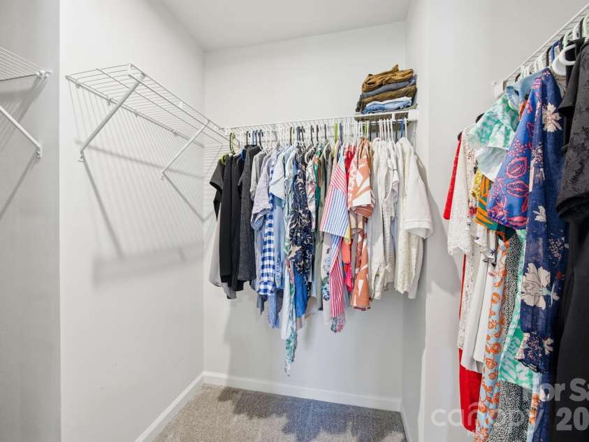 15617 Little Bluestem Street, Charlotte, NC 28278.  MLS# CAR4373465, YatesRealty ID 14925. Walk-in closet with more space to the left