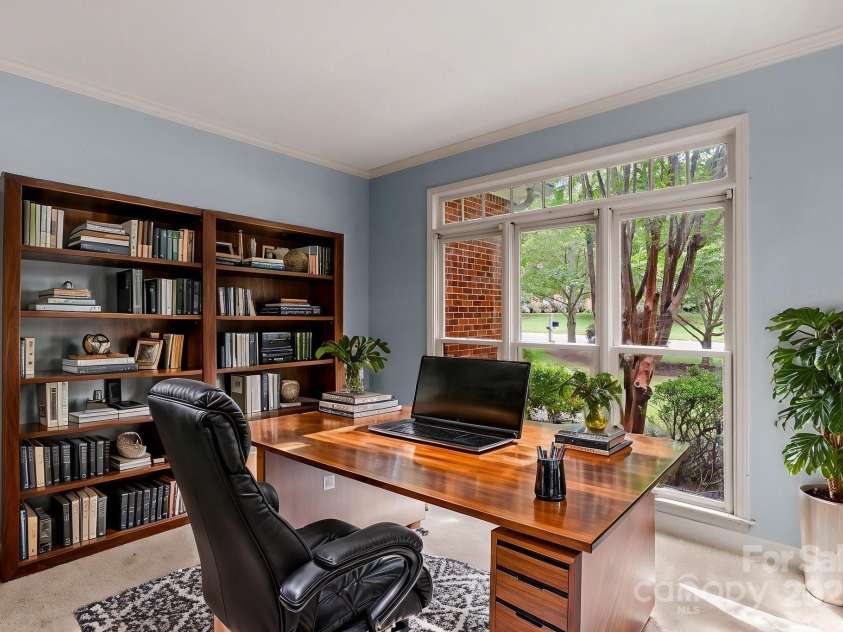 3109 Savannah Hills Drive, Matthews, NC 28105.  MLS# CAR4239036, YatesRealty ID 14925. Office Virtually staged