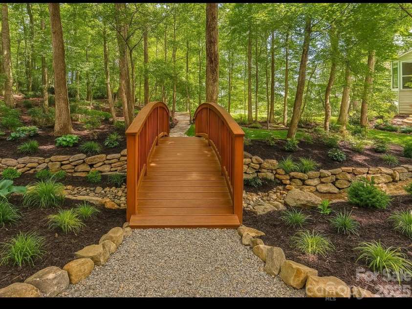 3109 Savannah Hills Drive, Matthews, NC 28105.  MLS# CAR4311056, YatesRealty ID 14925. Virtual Staging of possible landscaping