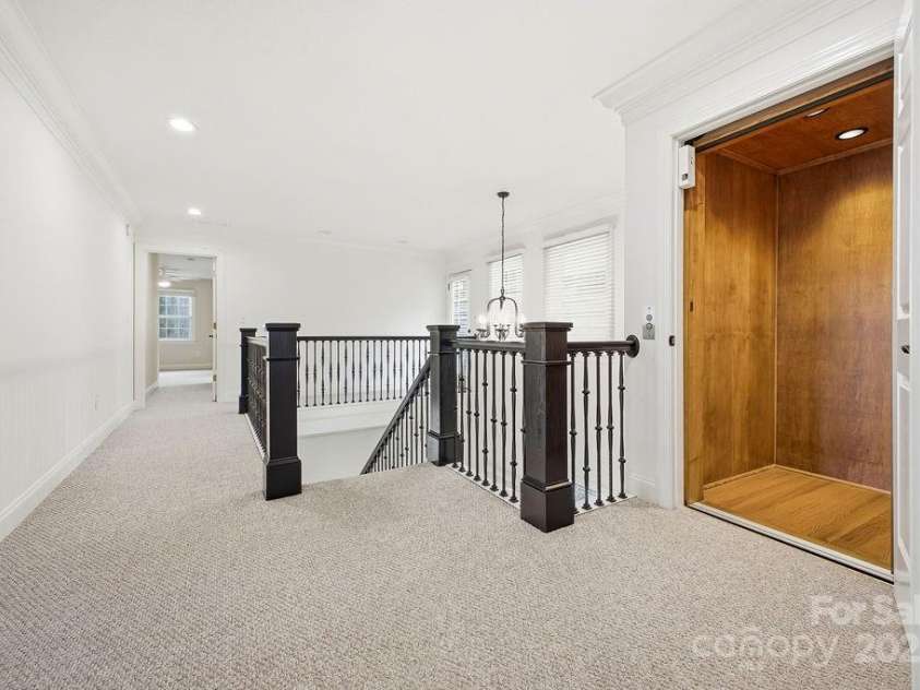 38 Sweetwater Oaks Drive, Fletcher, NC 28732.  MLS# CAR4331629, YatesRealty ID 1493. Upstairs elevator 