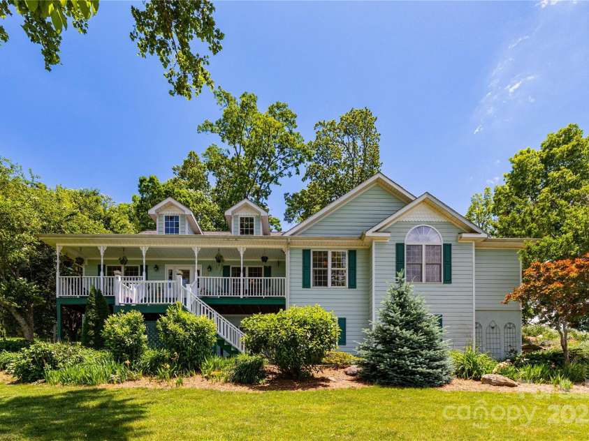 50 Appleola Road, Hendersonville, NC 28792.  MLS# CAR4262656, YatesRealty ID 14936. Front of Home