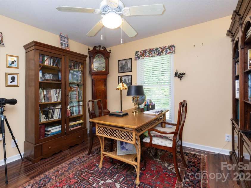 50 Appleola Road, Hendersonville, NC 28792.  MLS# CAR4262656, YatesRealty ID 14936. Library/Bedroom 3