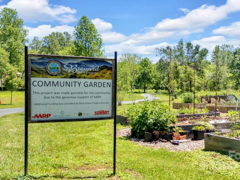 342 Silversteen Drive, Brevard, NC 28712.  MLS# CAR4261211, YatesRealty ID 14938. Community garden and right near the trail!