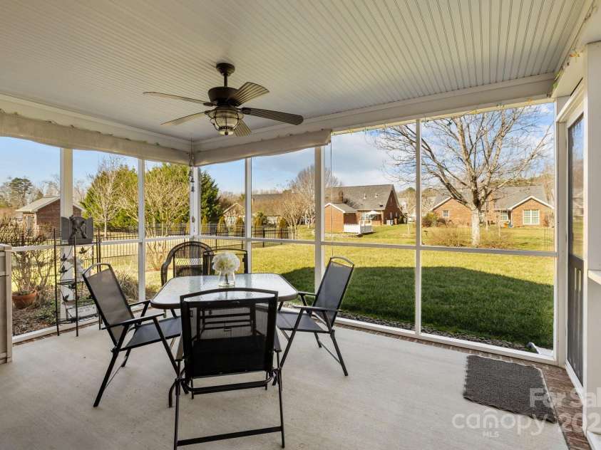 4405 Zee Court, Monroe, NC 28110.  MLS# CAR4224337, YatesRealty ID 14939. Screened porch
