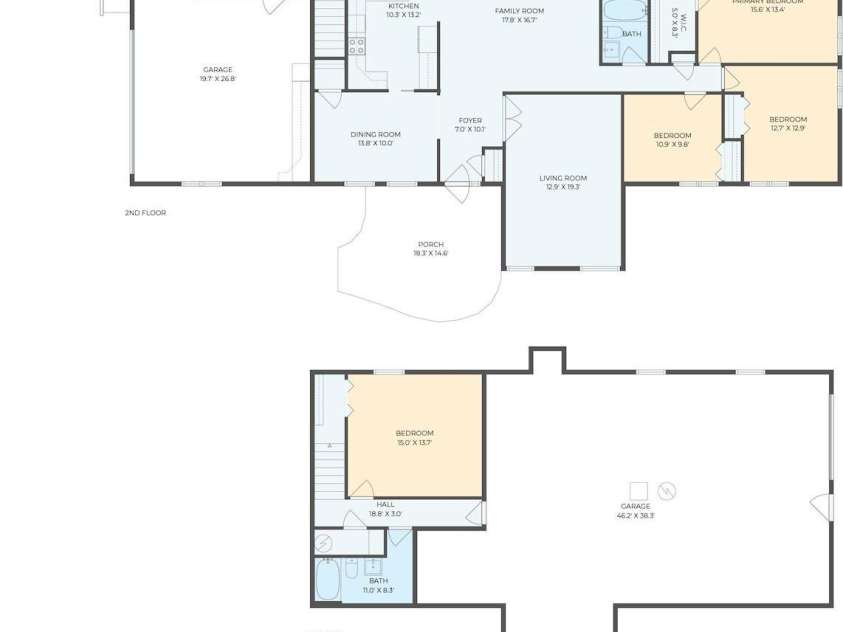 114 Timber Creek Road, Laurel Park, NC 28739.  MLS# CAR4371818, YatesRealty ID 14946. Floor Plan