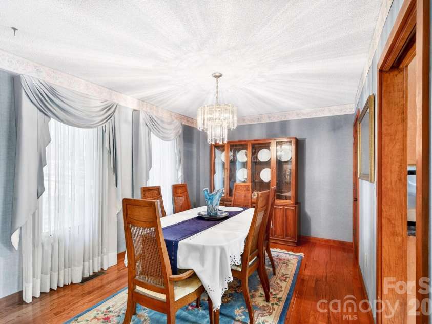 114 Timber Creek Road, Laurel Park, NC 28739.  MLS# CAR4371818, YatesRealty ID 14946. Formai Dining Room