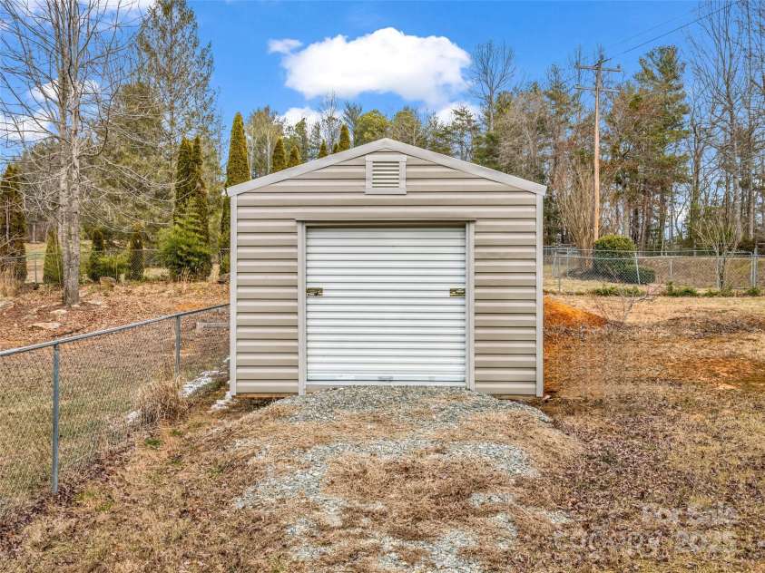 2069 Pot Shoals Road, Saluda, NC 28773.  MLS# CAR4216545, YatesRealty ID 14946. Storage Building 12 X 20
