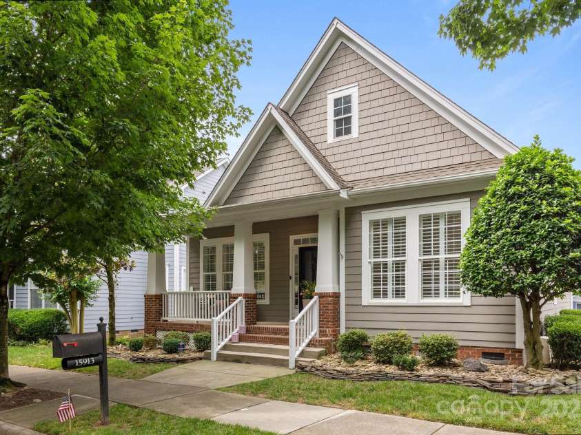 15913 Trenton Place Road, Huntersville, NC 28078.  MLS# CAR4259795, YatesRealty ID 14953. Front elevation