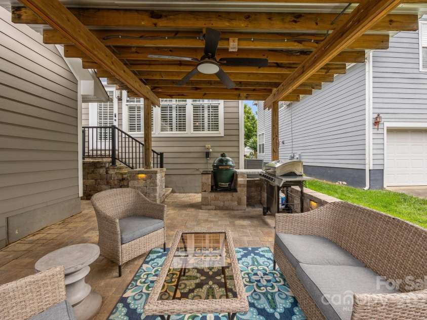 15913 Trenton Place Road, Huntersville, NC 28078.  MLS# CAR4259795, YatesRealty ID 14953. Outdoor covered patio