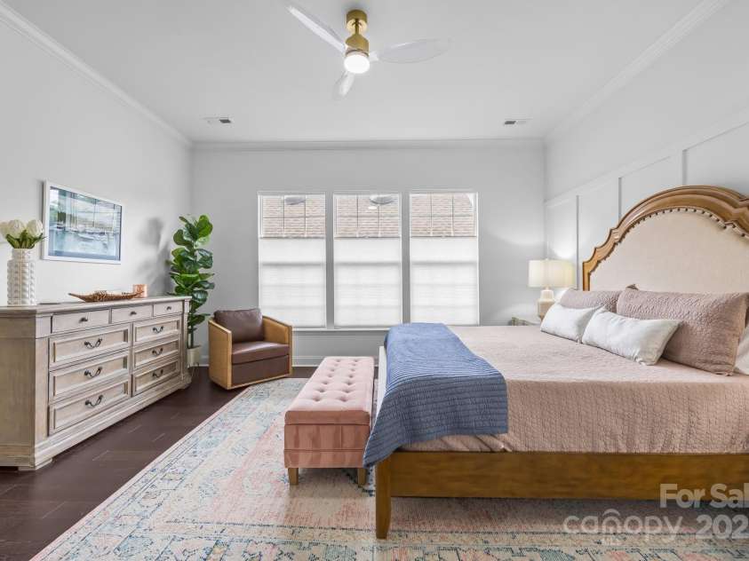 15913 Trenton Place Road, Huntersville, NC 28078.  MLS# CAR4259795, YatesRealty ID 14953. Primary bedroom on the back of the home