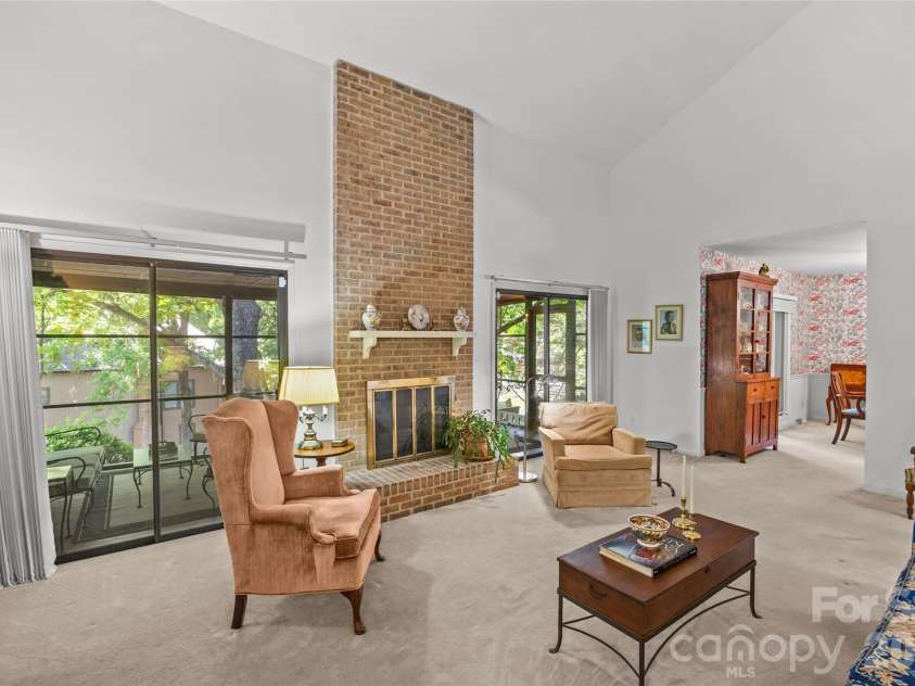 5120 Dunes Court, Charlotte, NC 28226.  MLS# CAR4367666, YatesRealty ID 14955. Access to screened porch
