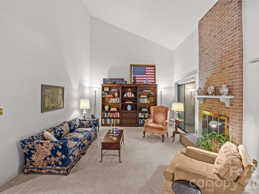 5120 Dunes Court, Charlotte, NC 28226.  MLS# CAR4367666, YatesRealty ID 14955. Wood burning fireplace