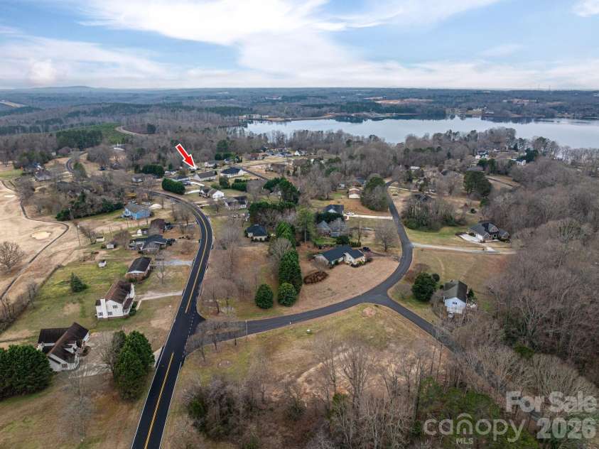 104 Lakewood Drive, Kings Mountain, NC 28086.  MLS# CAR4338504, YatesRealty ID 14964. Drone shot
