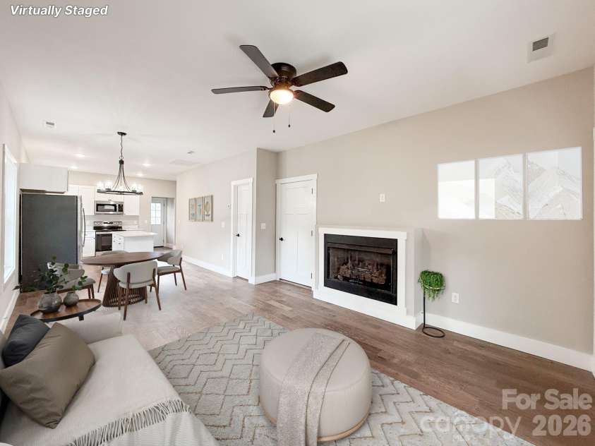 147 Northbend Drive, Asheville, NC 28804.  MLS# CAR4353715, YatesRealty ID 14968. Virtually Staged