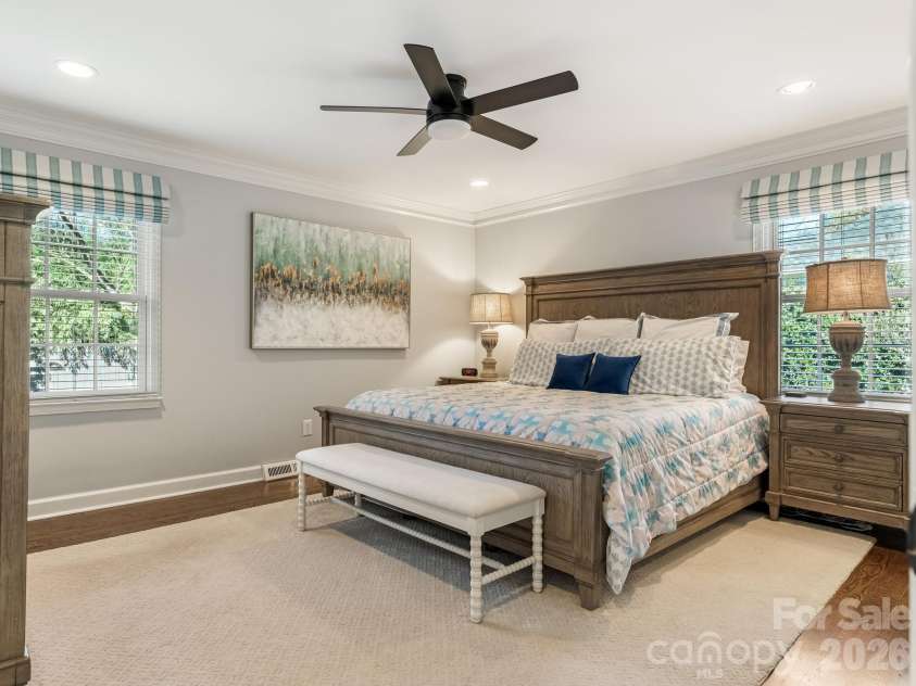 3524 Chevington Road, Charlotte, NC 28226.  MLS# CAR4371965, YatesRealty ID 14971. Primary Bedroom
