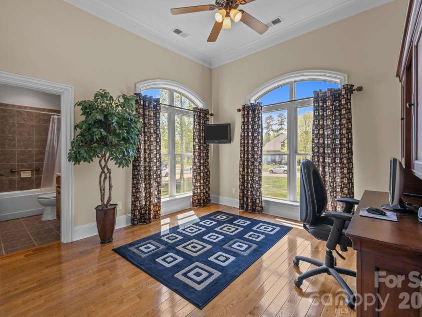 13249 Belle Grove Manor Lane, Matthews, NC 28105.  MLS# CAR4362893, YatesRealty ID 14975. Bedroom #1/Office