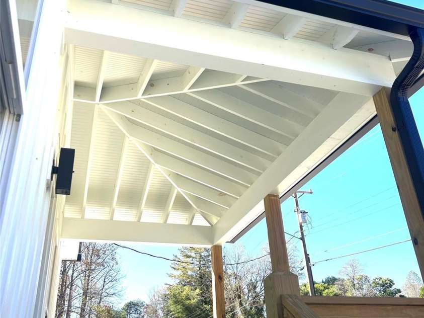 114 Orchard Street, Old Fort, NC 28762.  MLS# CAR4314228, YatesRealty ID 14980. Covered front porch - perfect for relaxing in that rocker or porch swing  