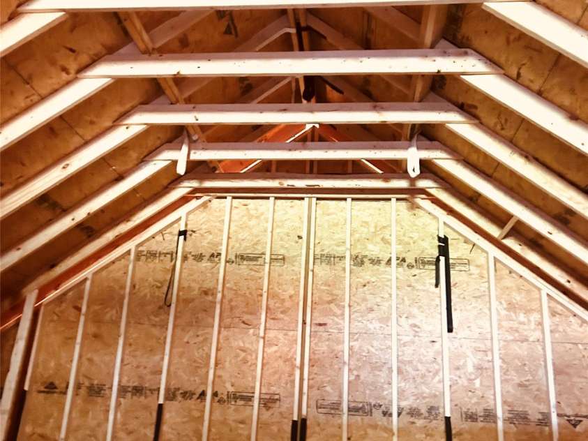 114 Orchard Street, Old Fort, NC 28762.  MLS# CAR4314228, YatesRealty ID 14980. Stand up attic with storage or loft potential 