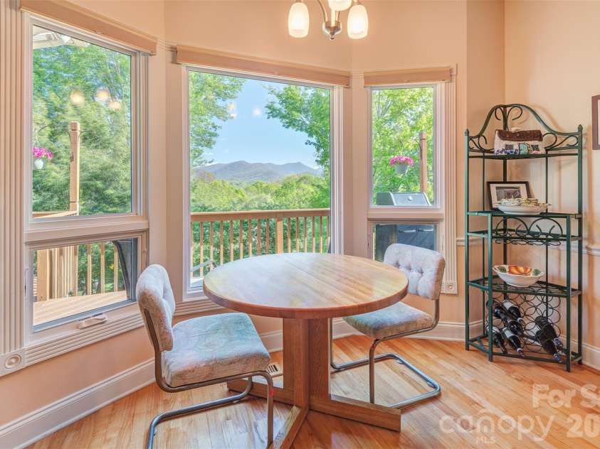 6 Clear Vista Drive, Asheville, NC 28805.  MLS# CAR4370859, YatesRealty ID 14983. Long range views abound
