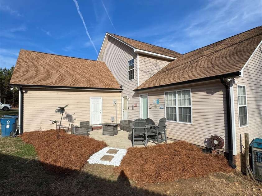 1151 Pine Cross Drive, Mount Pleasant, NC 28124.  MLS# CAR4338730, YatesRealty ID 14984. Back concrete patio