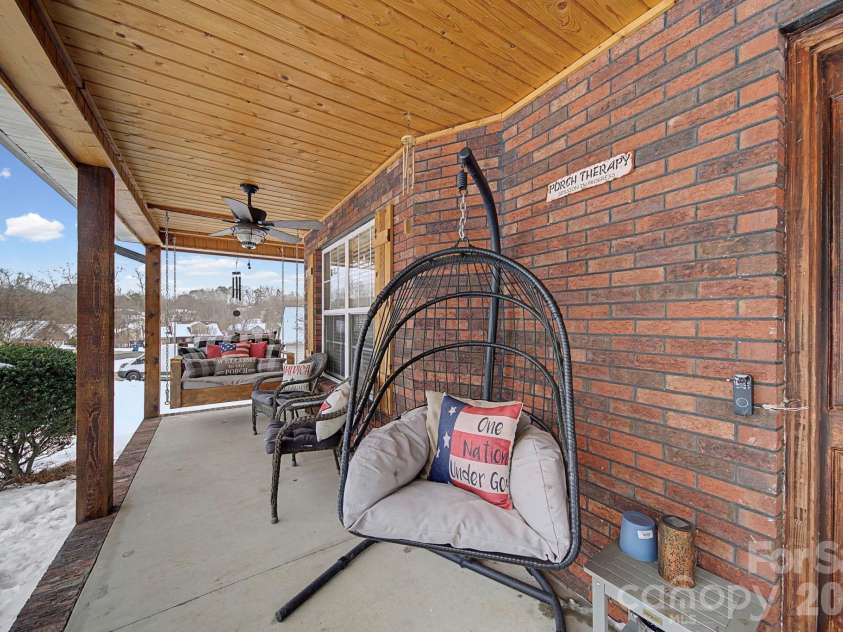 1151 Pine Cross Drive, Mount Pleasant, NC 28124.  MLS# CAR4338730, YatesRealty ID 14984. Front porch