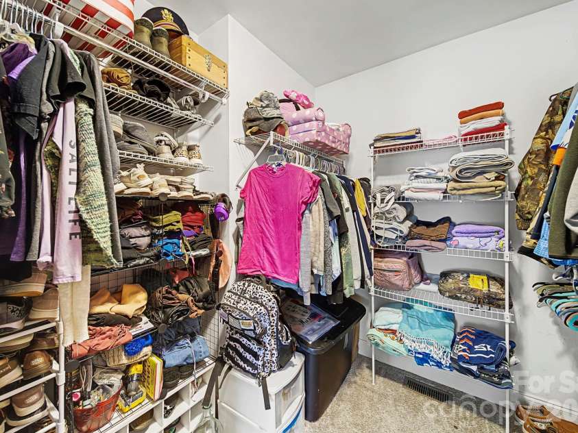 1151 Pine Cross Drive, Mount Pleasant, NC 28124.  MLS# CAR4338730, YatesRealty ID 14984. Primary closet