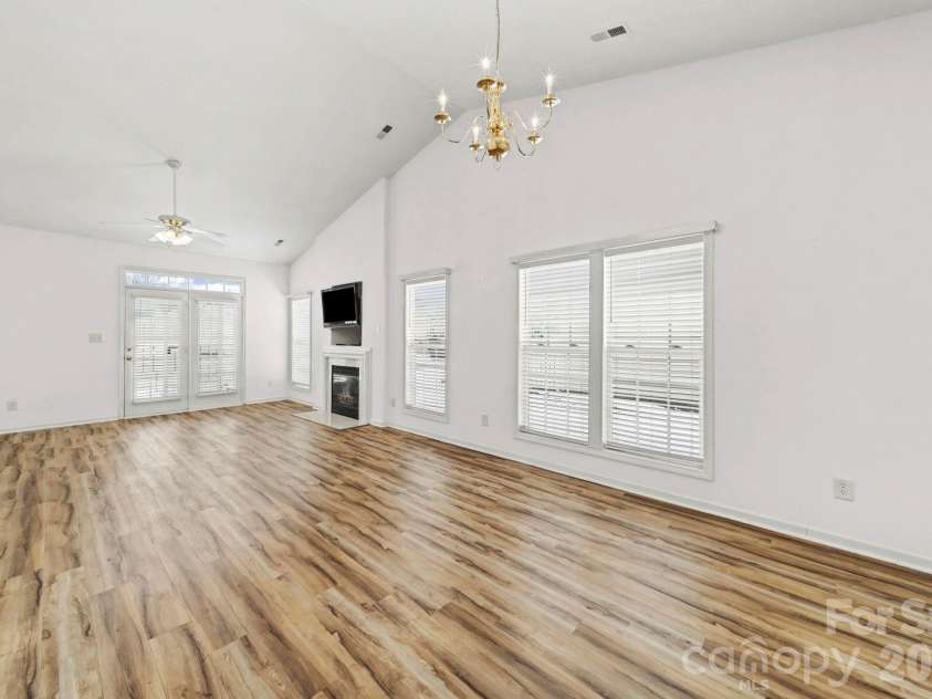 6216 Lentz Way, Harrisburg, NC 28075.  MLS# CAR4341681, YatesRealty ID 14988. End unit with Cathedral Ceiling!