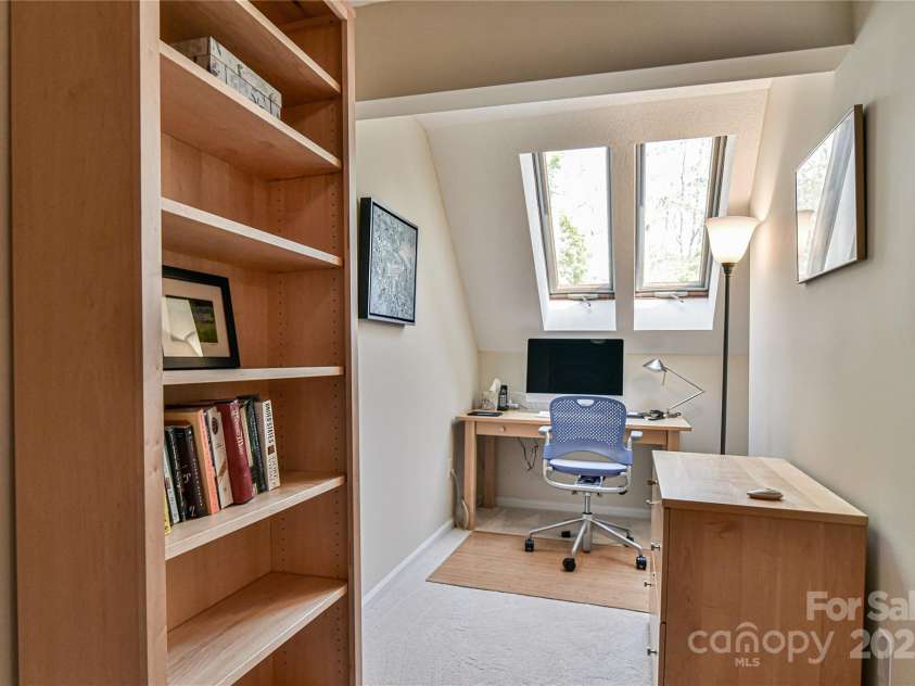 306 View Street, Black Mountain, NC 28711.  MLS# CAR4241357, YatesRealty ID 14995. 2nd Floor Office Nook