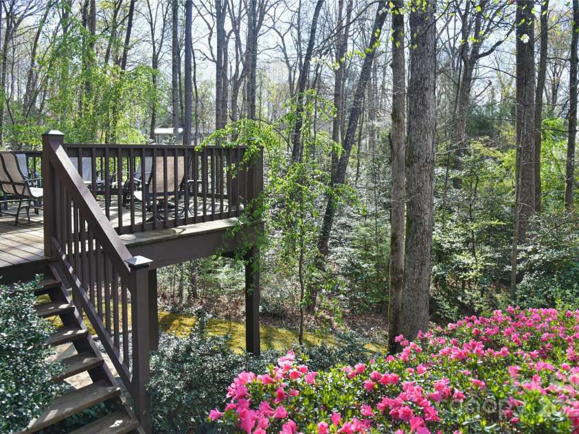 306 View Street, Black Mountain, NC 28711.  MLS# CAR4241357, YatesRealty ID 14995. Open Deck Leads to the Woods