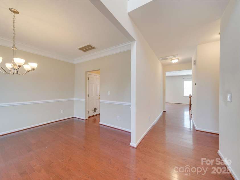 9684 Ravenscroft Lane, Concord, NC 28027.  MLS# CAR4230597, YatesRealty ID 15001. Dining Room
