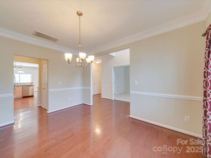 9684 Ravenscroft Lane, Concord, NC 28027.  MLS# CAR4230597, YatesRealty ID 15001. Dining Room