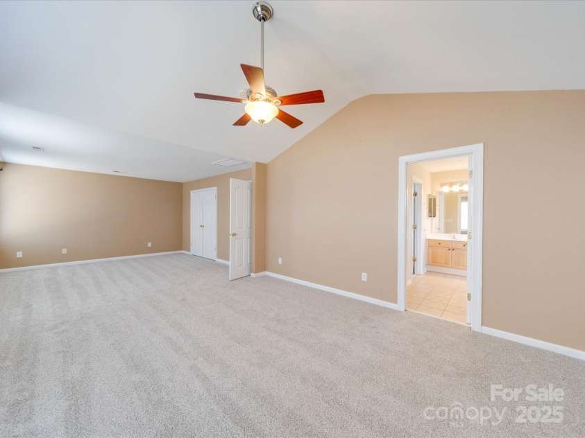 9684 Ravenscroft Lane, Concord, NC 28027.  MLS# CAR4230597, YatesRealty ID 15001. Primary Bedroom