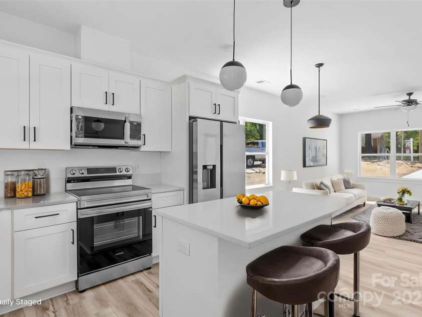 1611 Carlton Avenue, Kannapolis, NC 28083.  MLS# CAR4234812, YatesRealty ID 15002. Virtual Stage- Kitchen