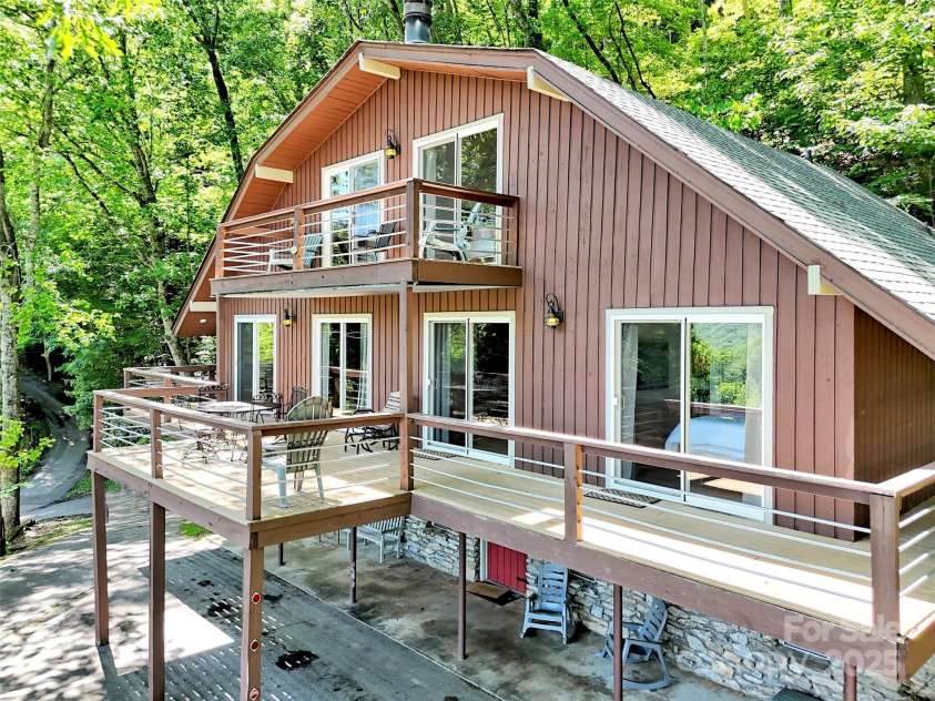 80 Hidden Falls Road, Maggie Valley, NC 28751.  MLS# CAR4259710, YatesRealty ID 15017. 